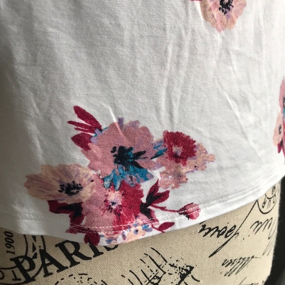 Blouse Pink Flowers S BOHO - Picture 3 of 6